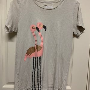 J. Crew Flamingo Collector Tee